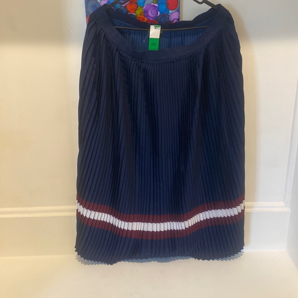 NWT dip pleated maxi skirt